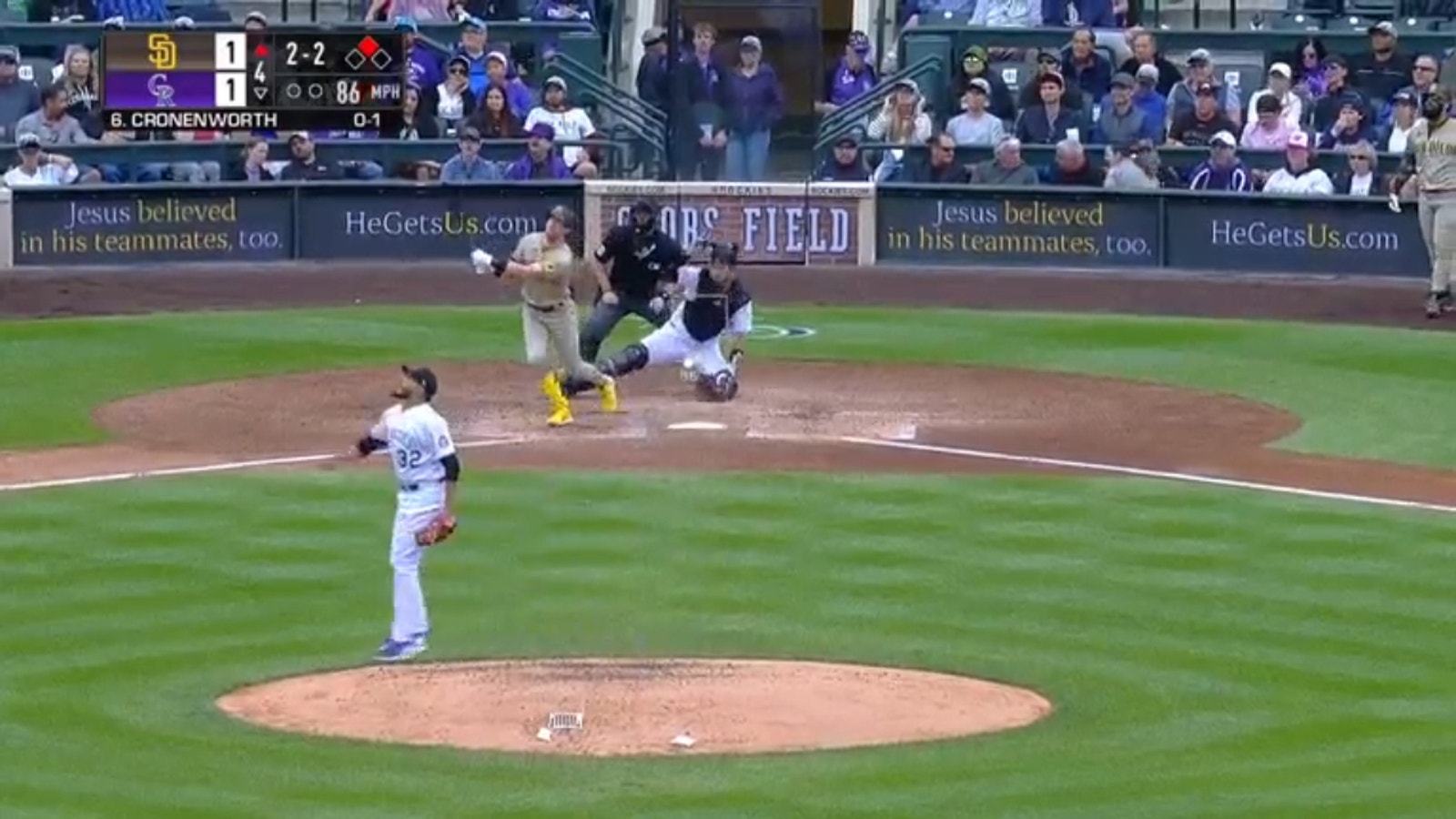 Jake Cronenworth launches home run to give Padres lead vs. Rockies