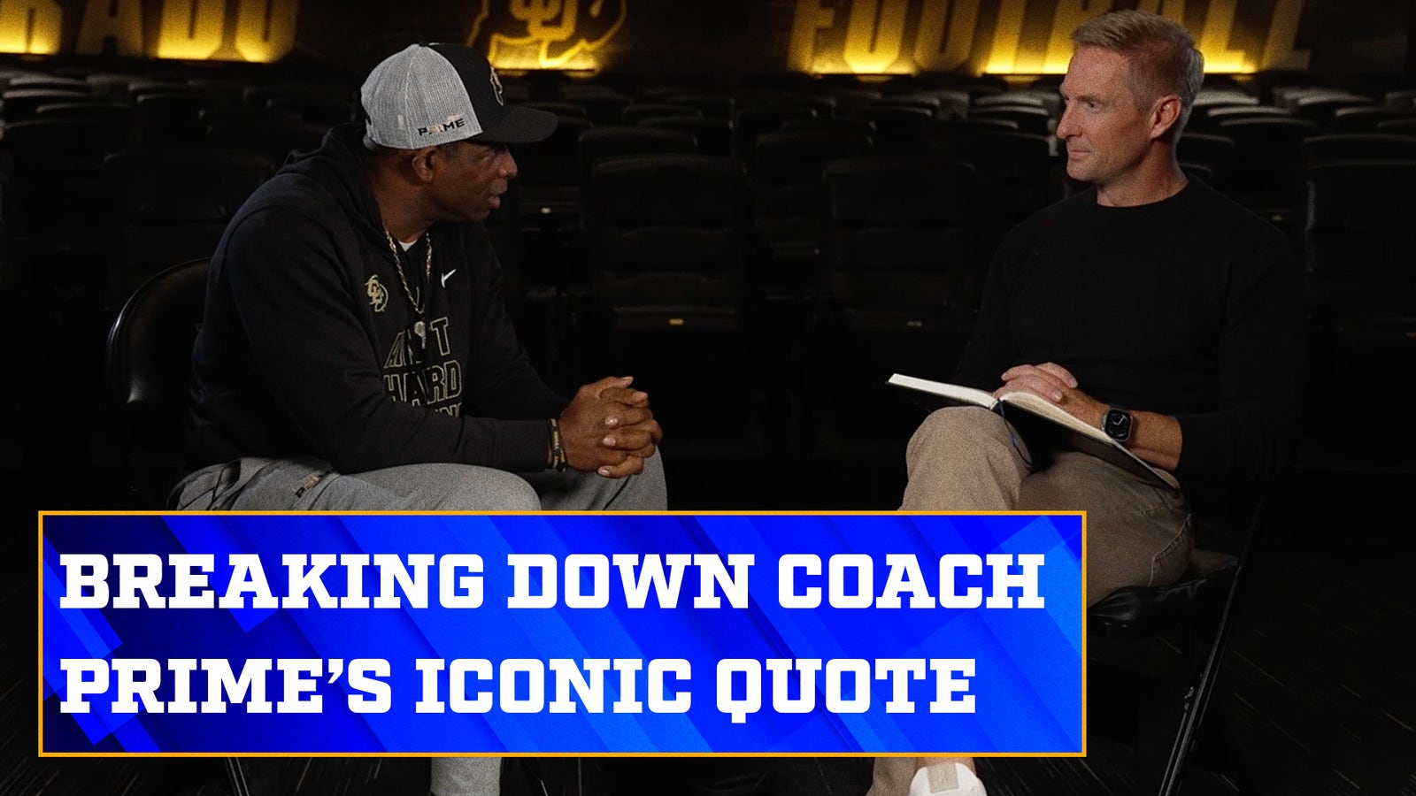 Coach Prime breaks down his iconic comment from his first press conference