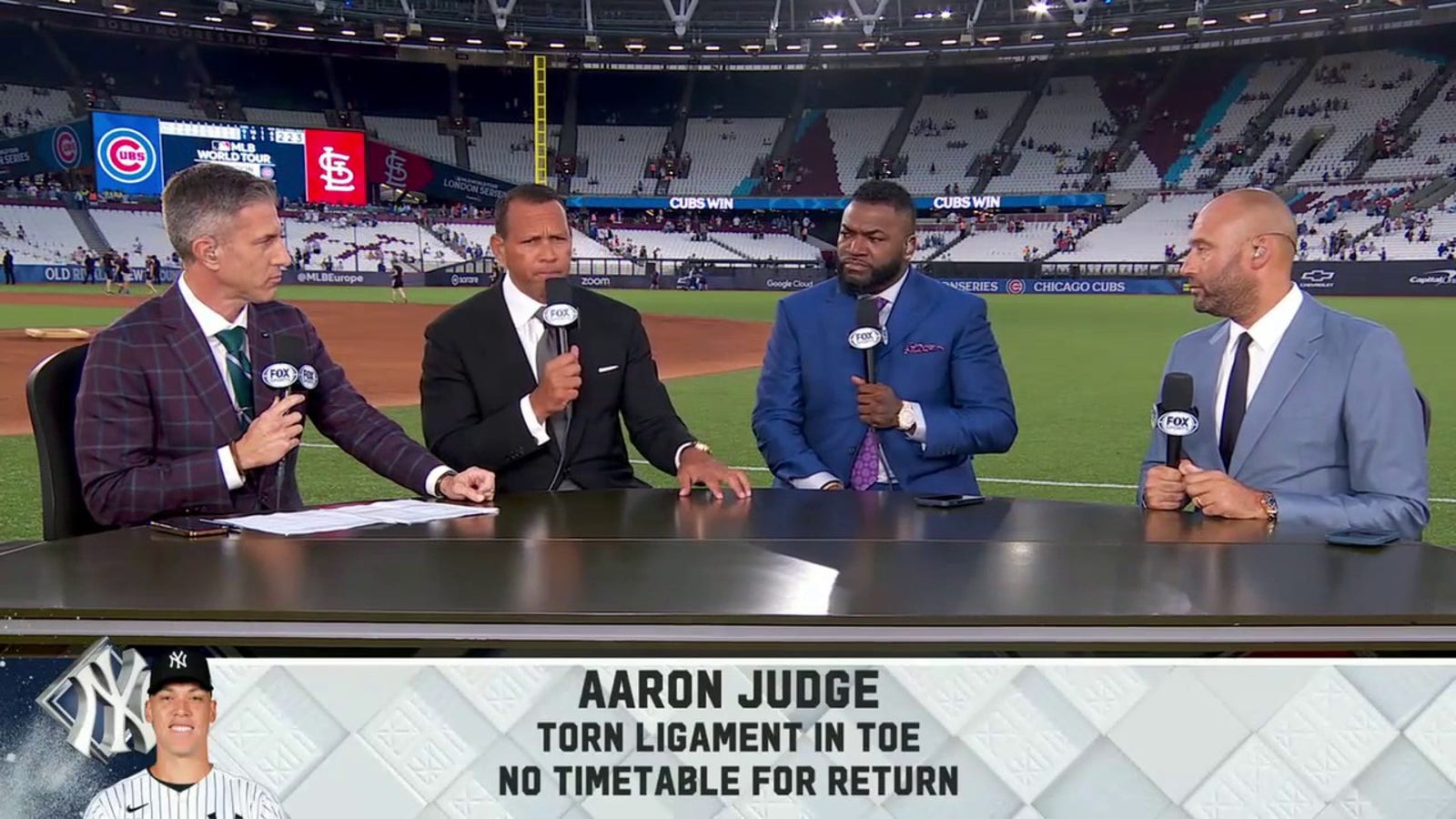 'MLB on FOX' crew discuss Judge's injury and its repercussions on Yankees