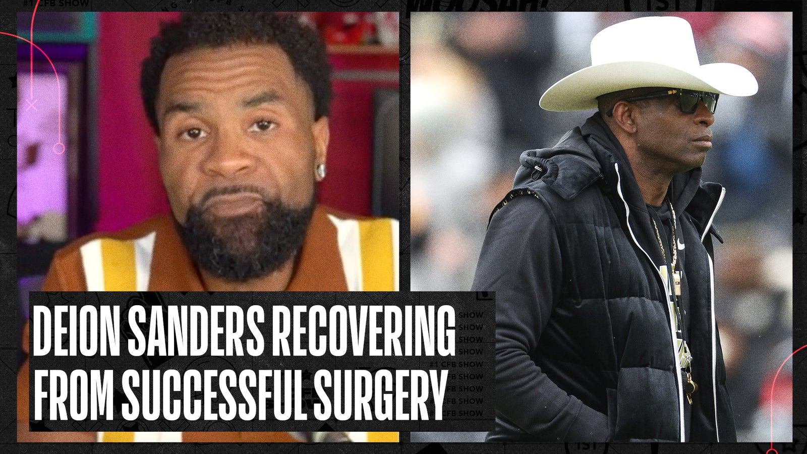 Deion Sanders recovering from successful surgery