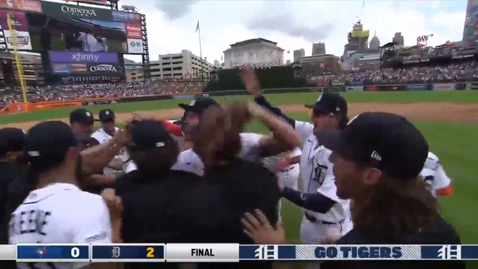 Tigers' Matt Manning, Jason Foley and Alex Lange throw a COMBINED NO-HITTER to defeat the Blue Jays, 2-0