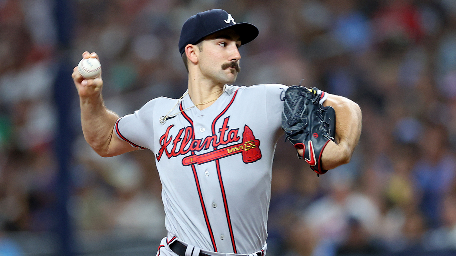 Braves' Spencer Strider strikes out 11 in 7 innings of work in 6-1 win over the Rays