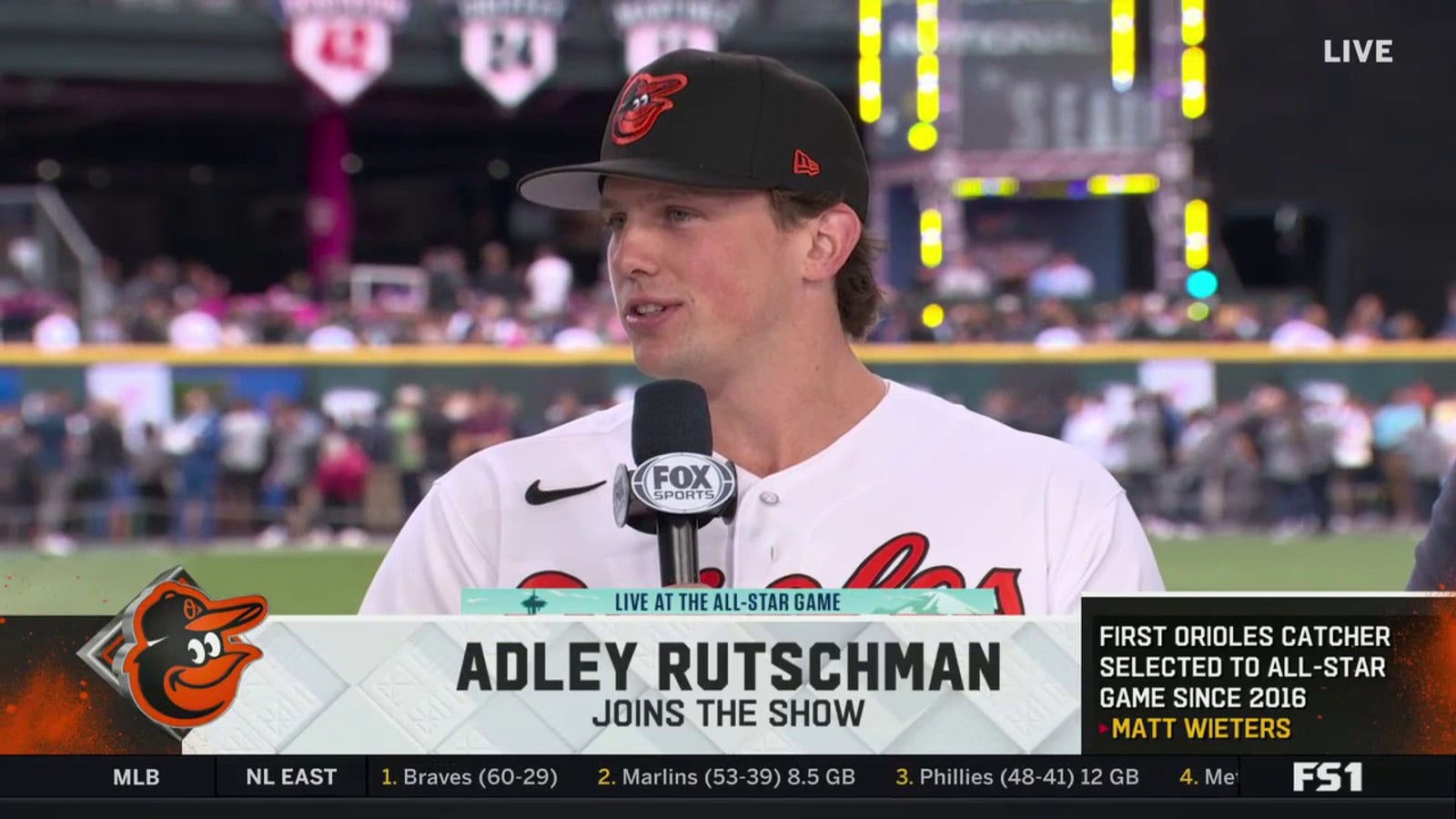 'I grew up coming here' - Orioles' Adley Rutschman at All-Star week