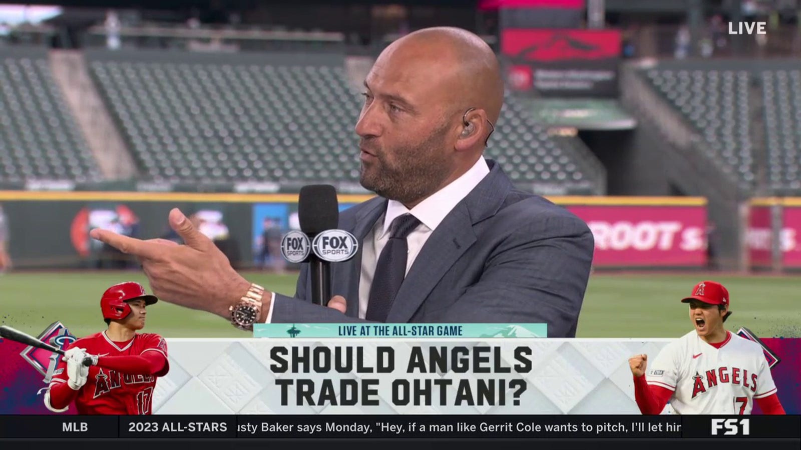 Derek Jeter and the ‘MLB on FOX’ crew discuss trading Shohei Ohtani.