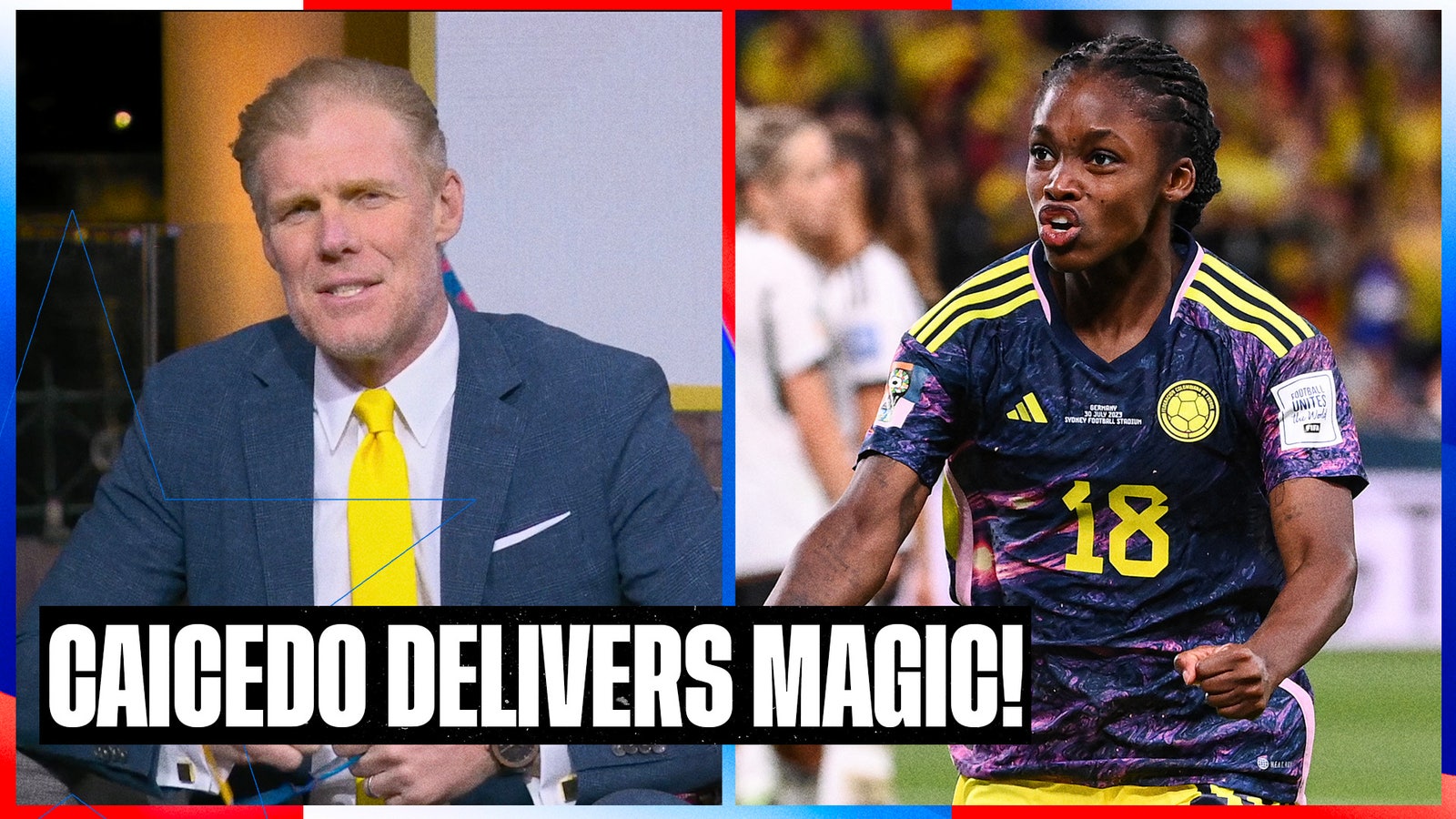 Alexi Lalas reacts to Linda Caicedo's UNREAL goal against Germany