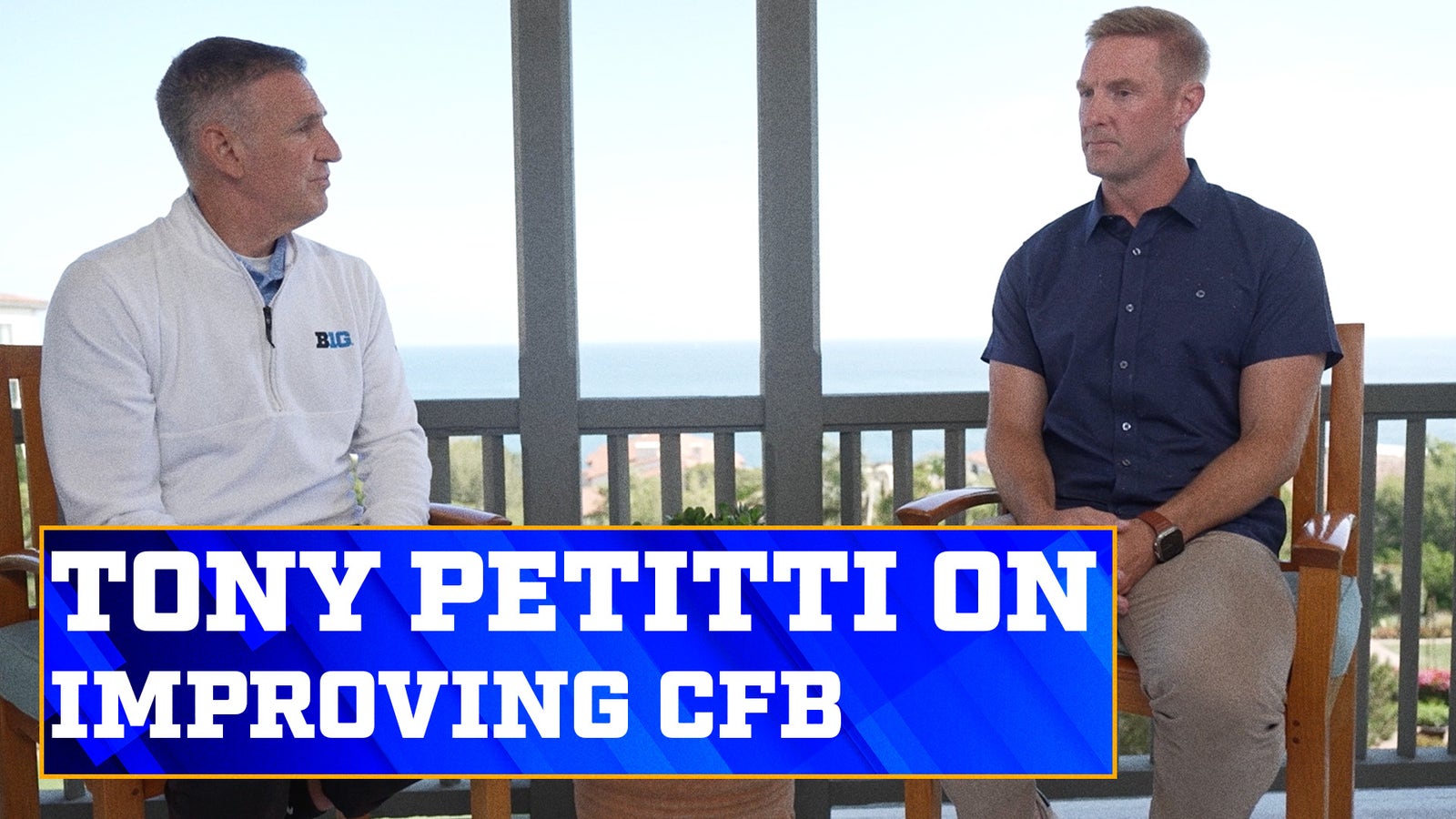 Tony Petitti talks about working with other conferences to improve college football