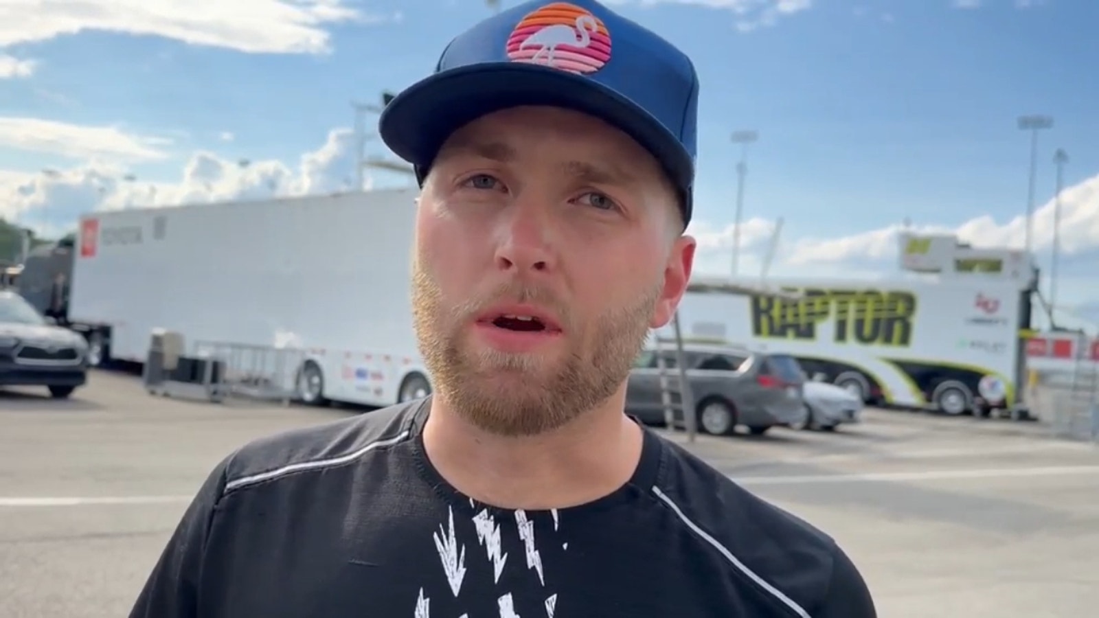 William Byron on how the car felt at the short-track test at Richmond 