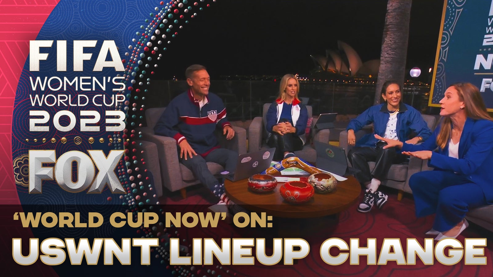 Stu Holden and Heather O'Reilly discuss lineup changes