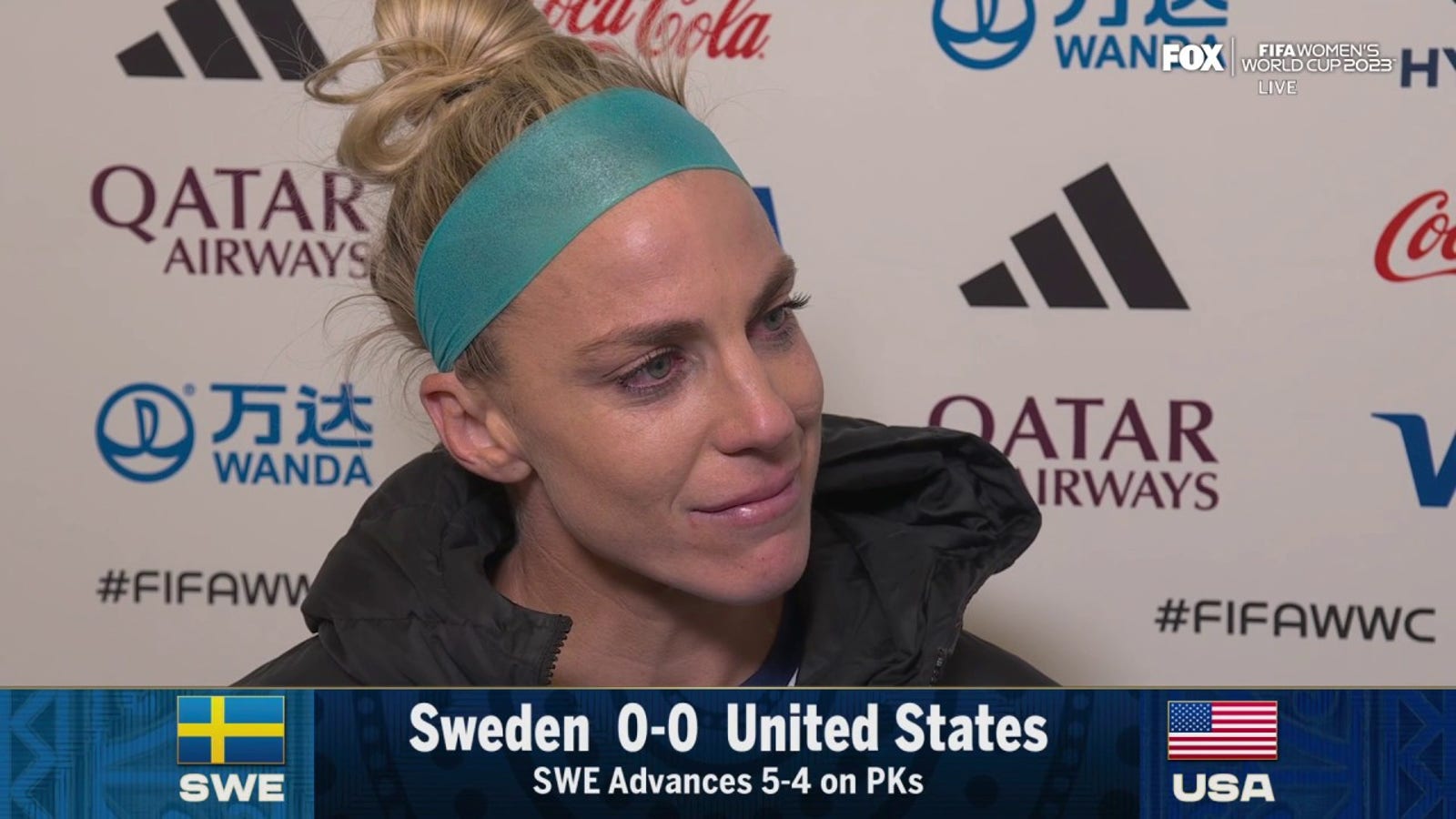 'It's probably my last game ... being able to wear this crest' — Julie Ertz speaks after the United States' elimination at the World Cup