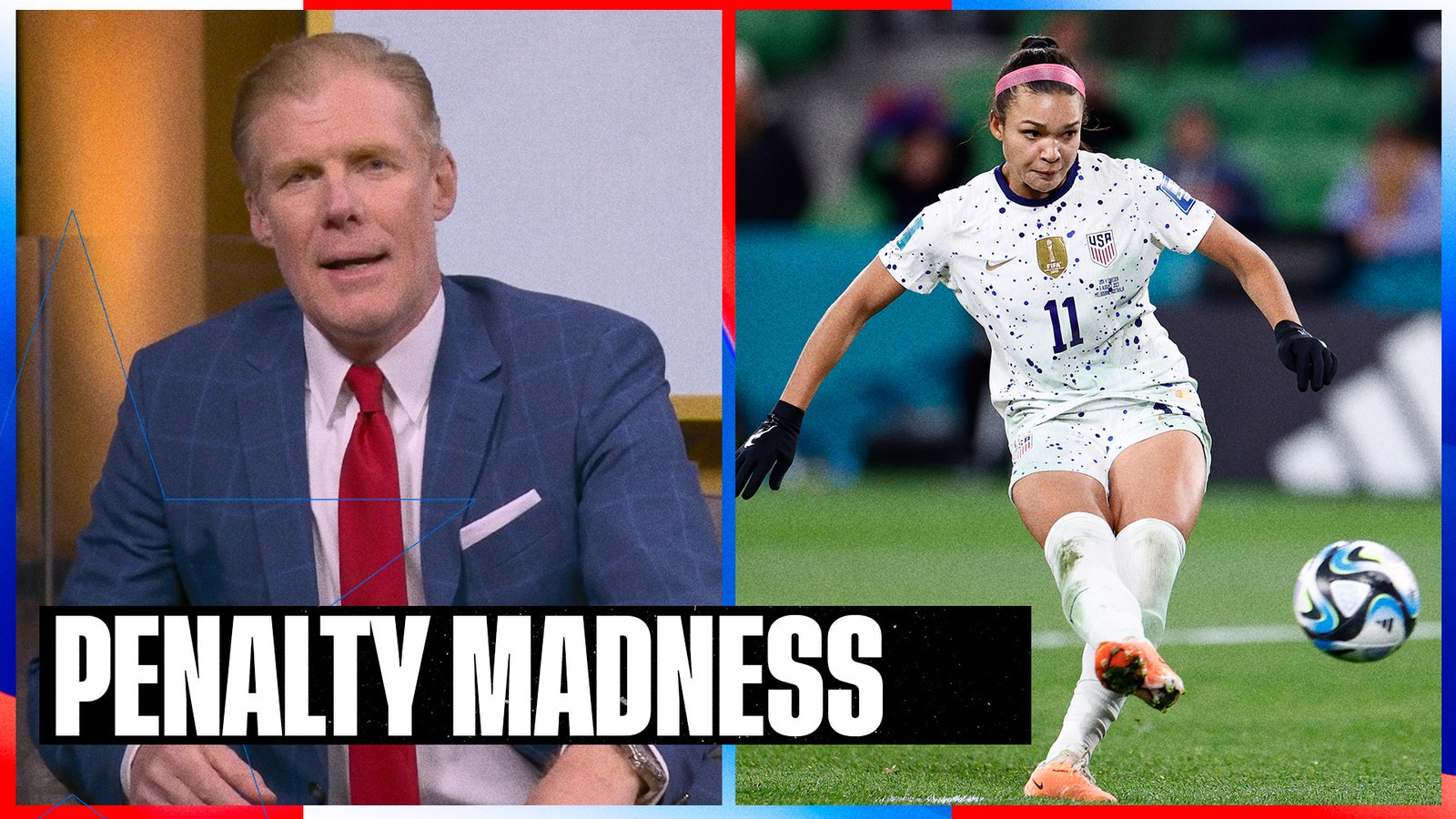 Alexi Lalas reacts to the penalty shootout thriller between USWNT-Sweden