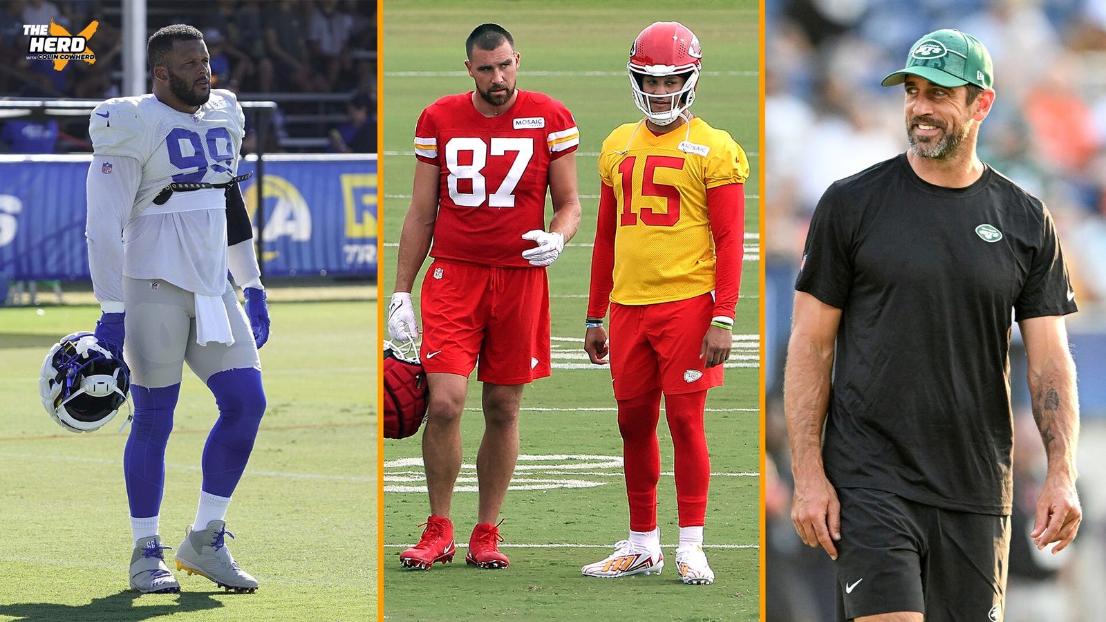 Mahomes-Kelce, Aaron Rodgers, Aaron Donald are Colin's future Hall of Famers