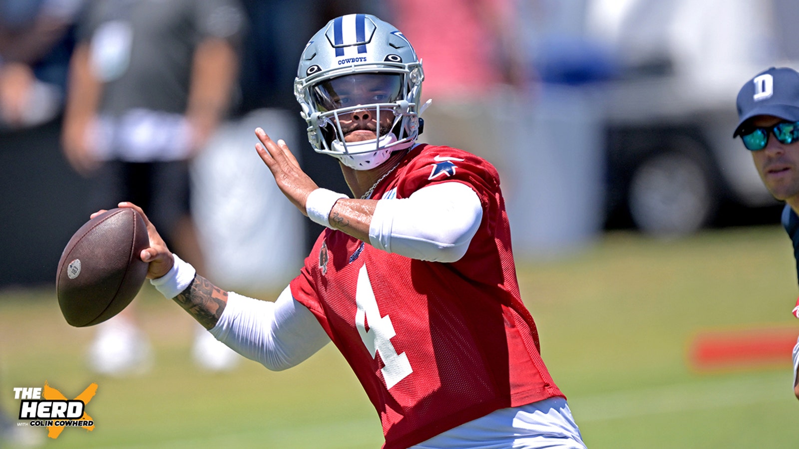 Dak Prescott intercepted three times at Cowboys camp, twice by Trevon Diggs