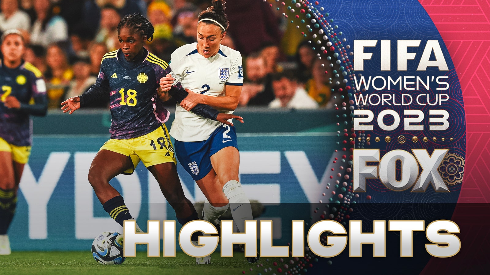 resumen del partido inglaterra vs colombia  Copa Mundial Femenina 2023 |  Cuartos de final