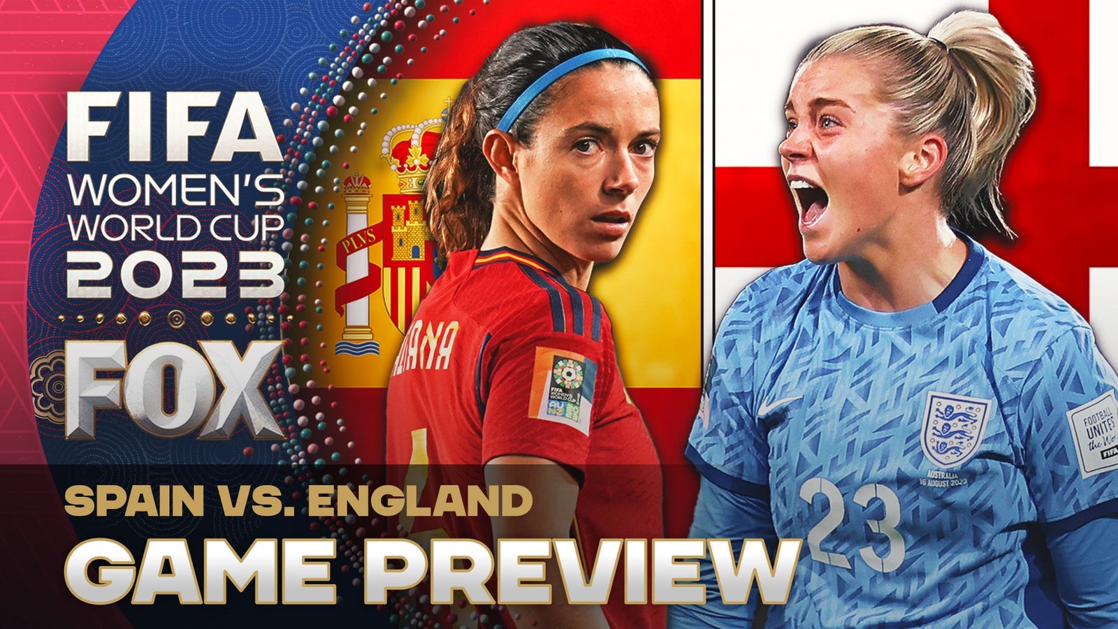 España vs Inglaterra en la final de la Copa Mundial Femenina de la FIFA 2023