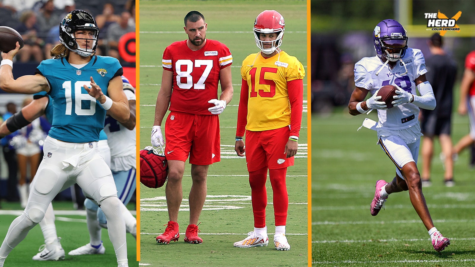 Mahomes-Kelce, Lawrence-Ridley, Cousins-Jefferson highlight Colin's Top 10 QB-WR duos