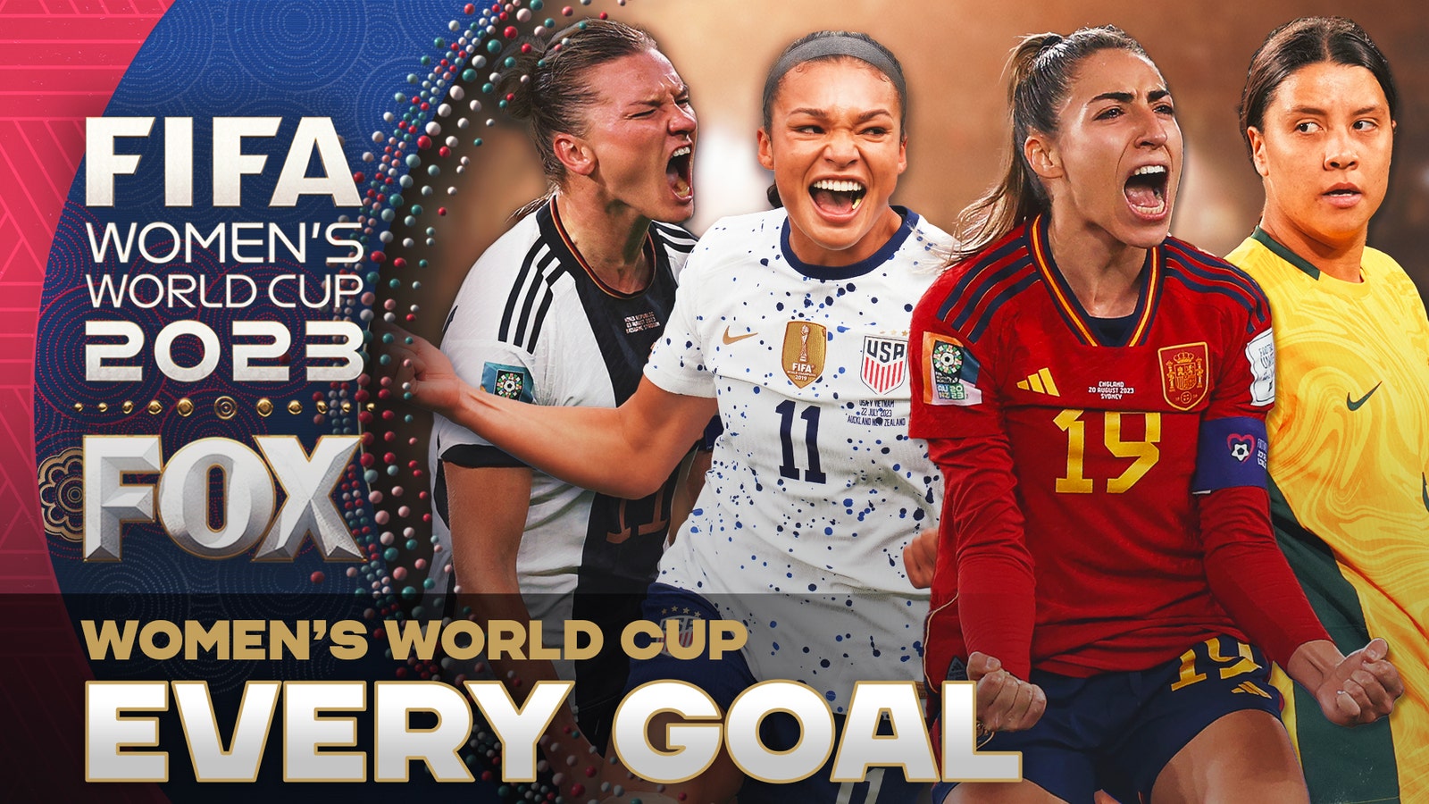 Every goal from the 2023 FIFA Women's World Cup