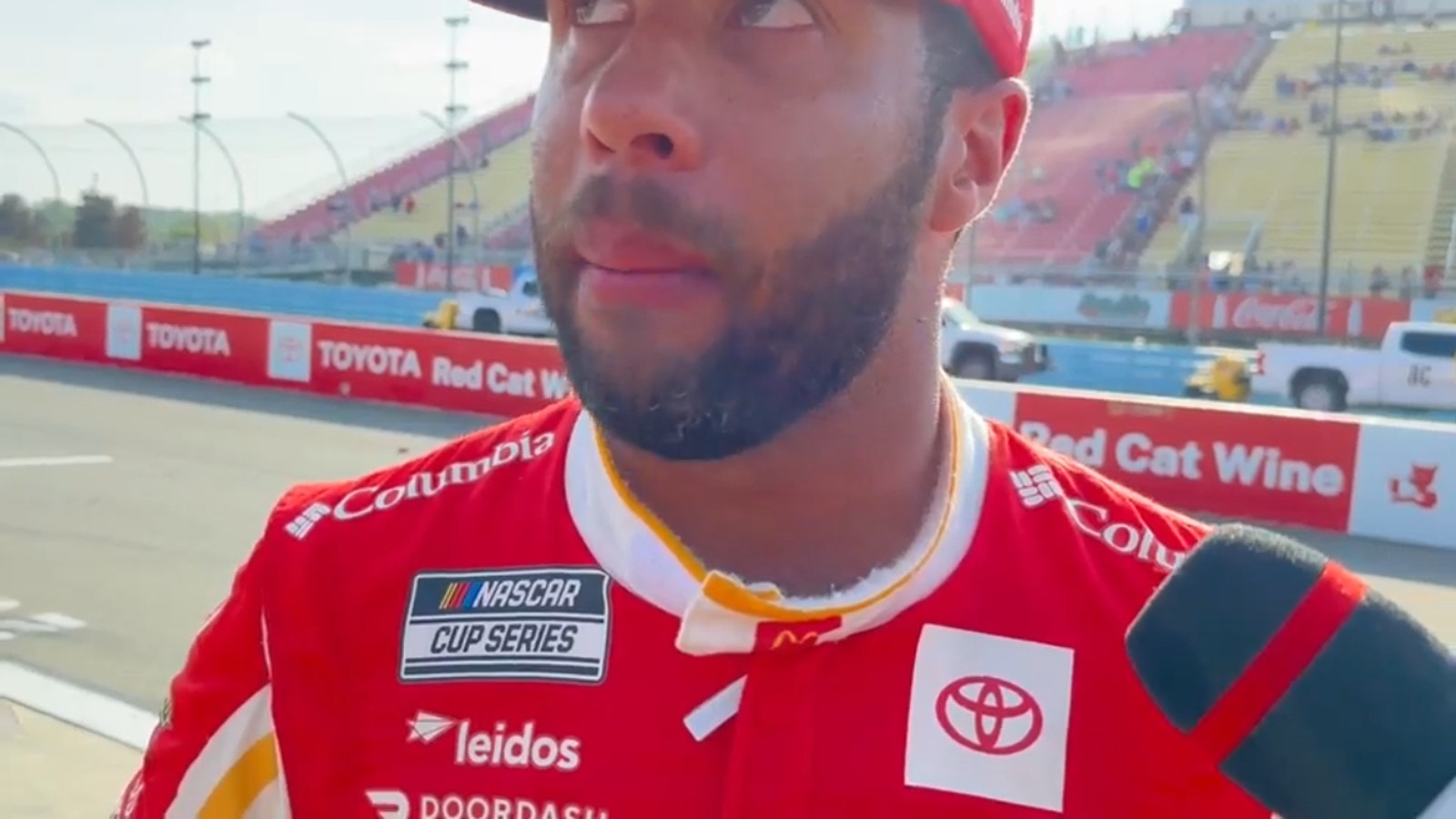 Bubba Wallace talks about his outlook for next week's race in Daytona