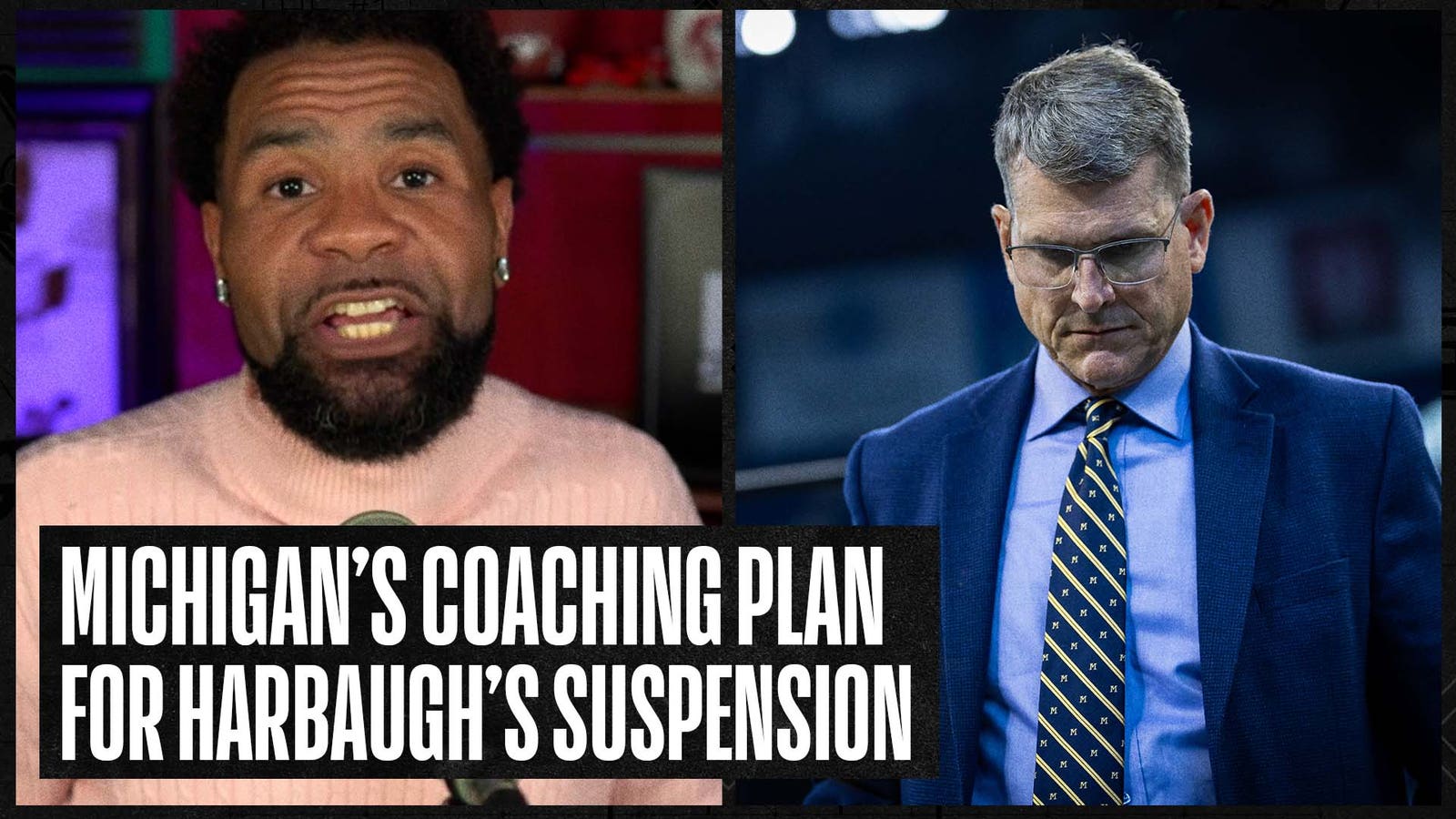Michigan's coaching plan during Harbaugh's 3-game suspension