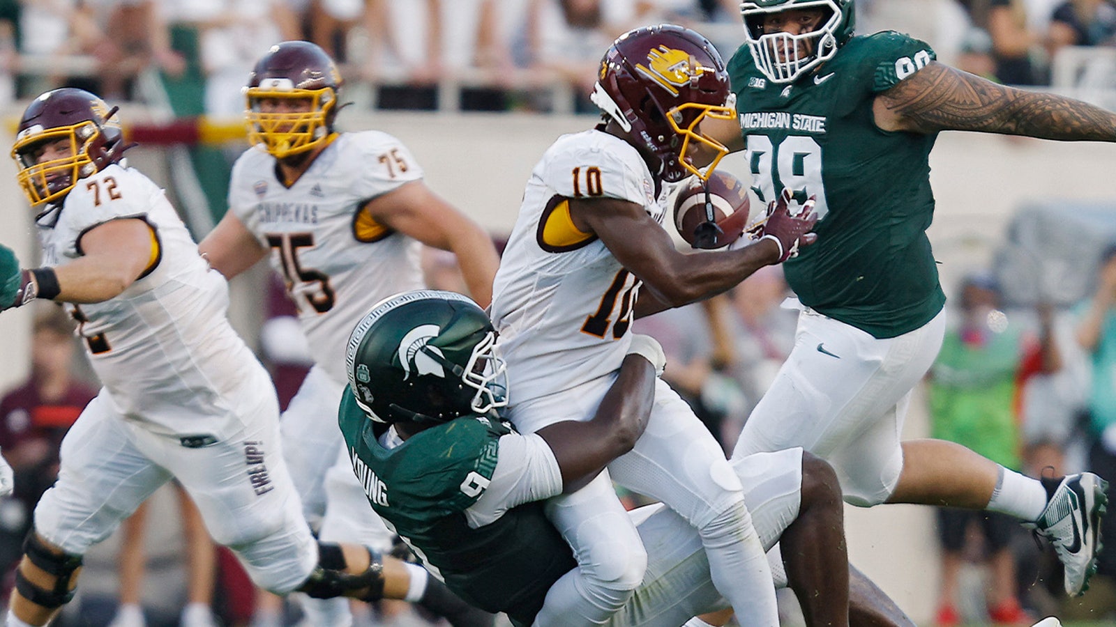 Central Michigan vs. Michigan State Highlights