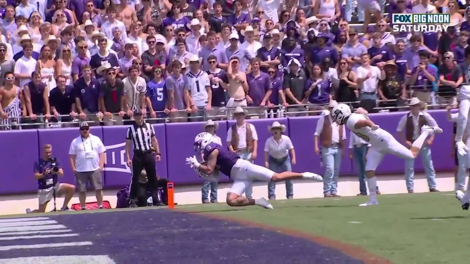 Chandler Morris connects with Jared Wiley on a 21-yard TD
