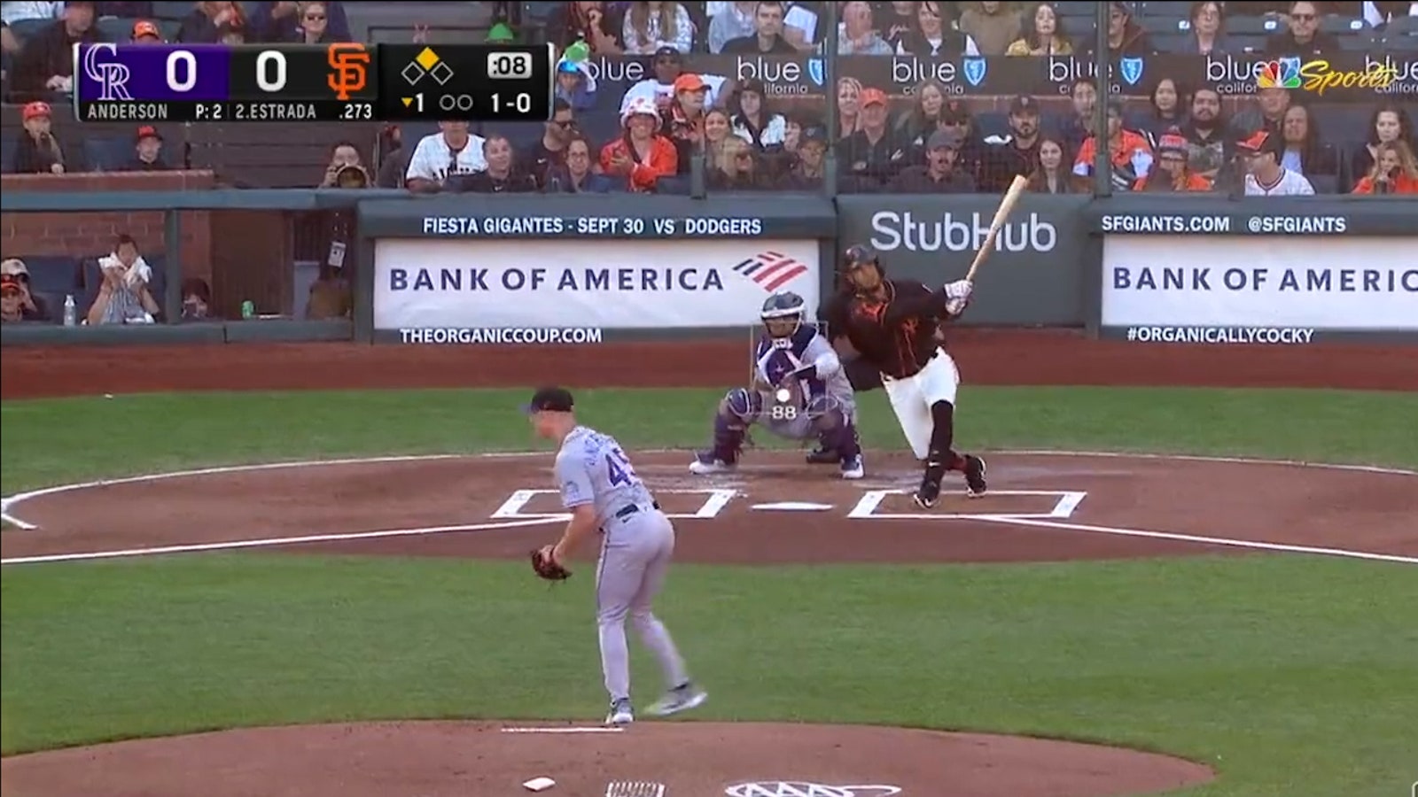 Thairo Estrada launches two-run homer to give Giants early lead vs. Rockies
