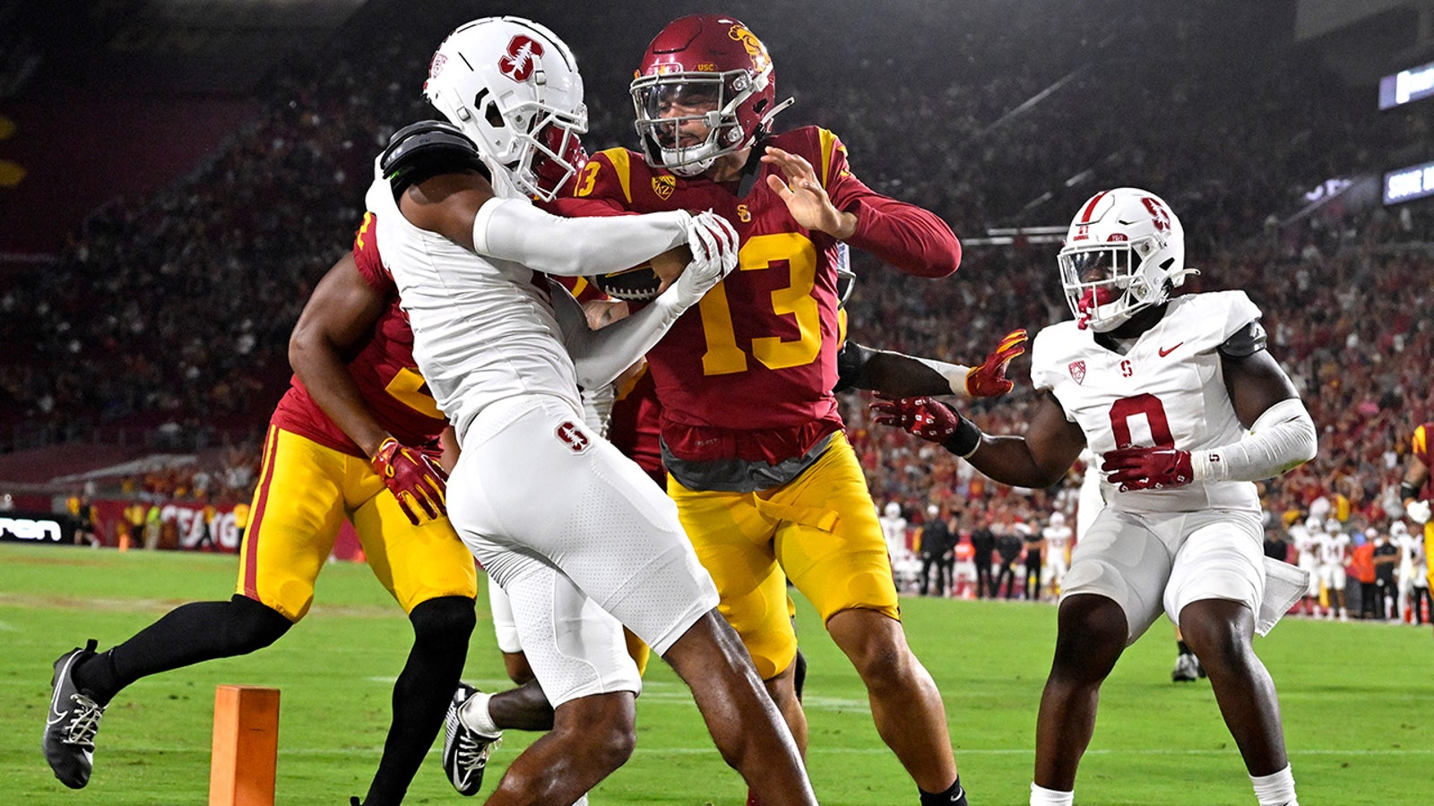 Highlights: USC cruises past Stanford