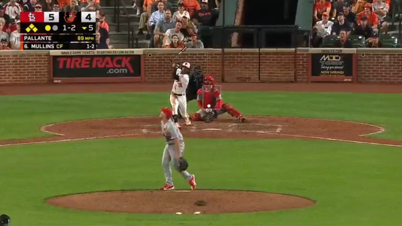 Cedric Mullins hits GRAND SLAM to give Orioles lead over Cardinals