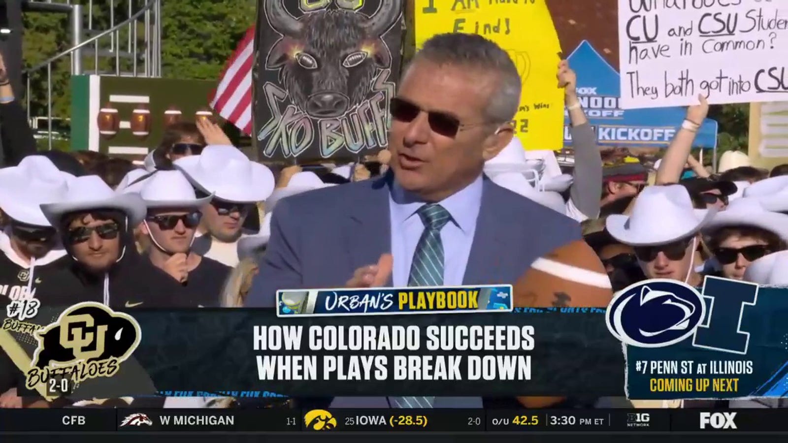 Urban Meyer discusses how Colorado succeeds when plays break down | Big Noon Kickoff