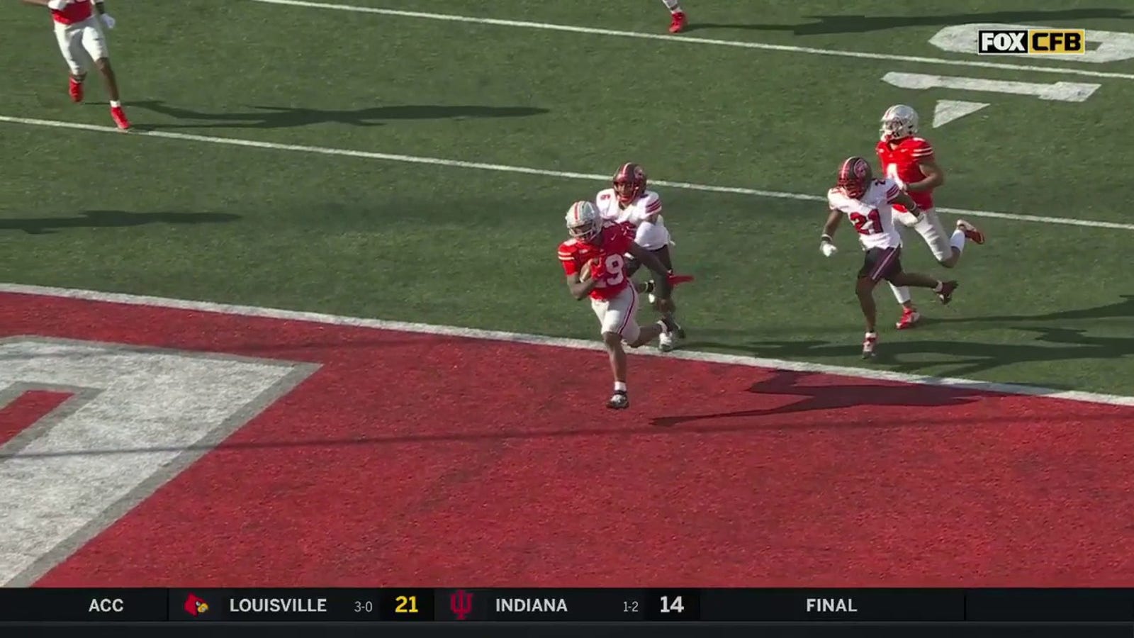 Ohio State's Chip Trayanum breaks MULTIPLE tackles.