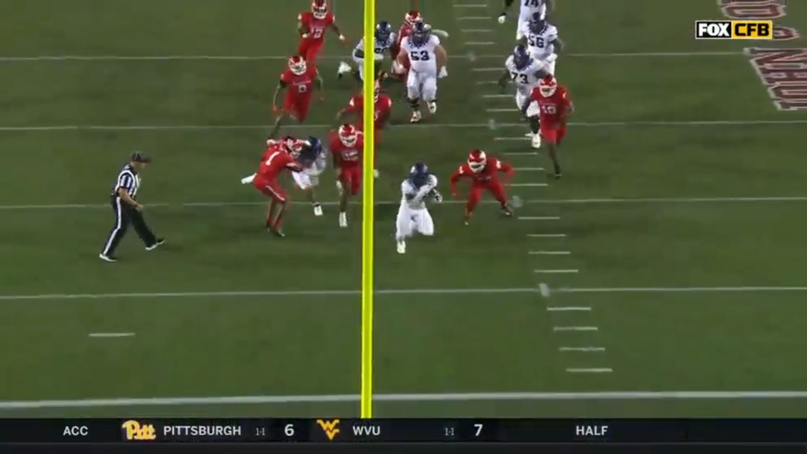 Emani Bailey JUKES his way past Houston for a 16-yard rushing TD