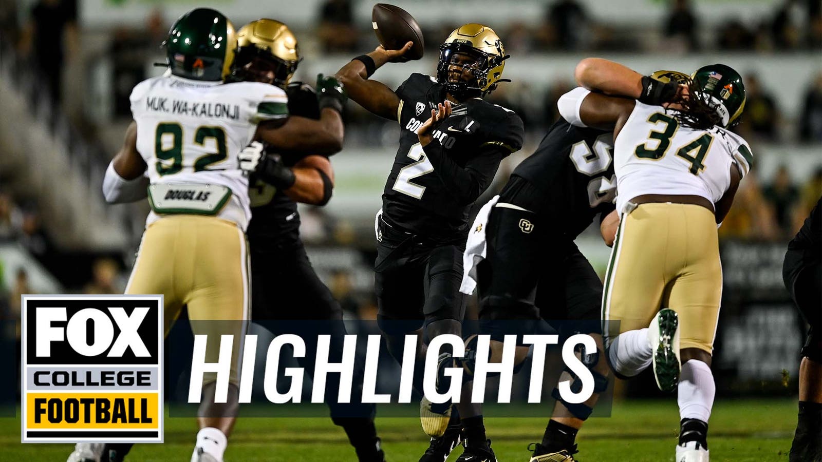 Watch all the big plays from Colorado's thrilling victory