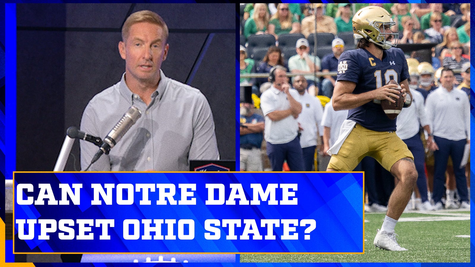 Will Sam Hartman and Notre Dame upset Ohio State at home? 