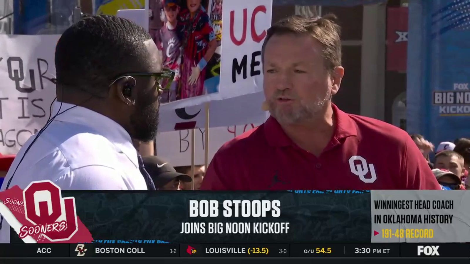 Former Oklahoma coach Bob Stoops helps preview the game