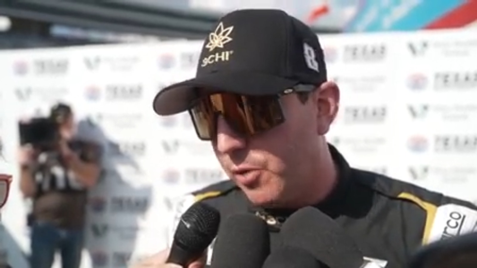 Kyle Busch on how his early crash at Texas Motor Speedway transpired 