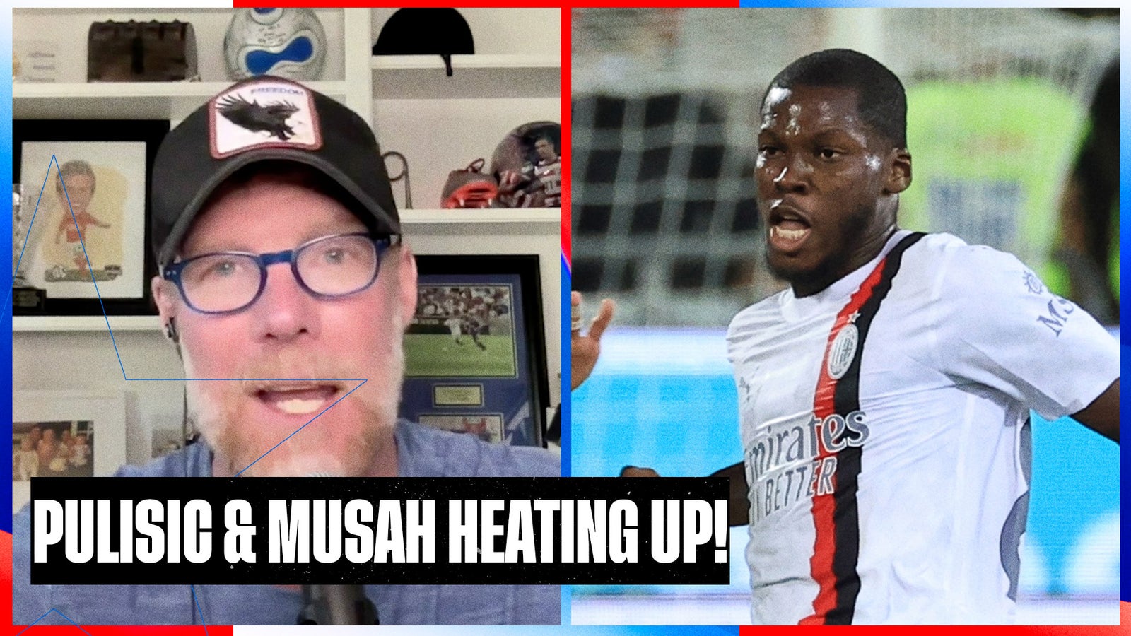 Christian Pulisic heating up and Yunus Musah coming on strong for AC Milan 