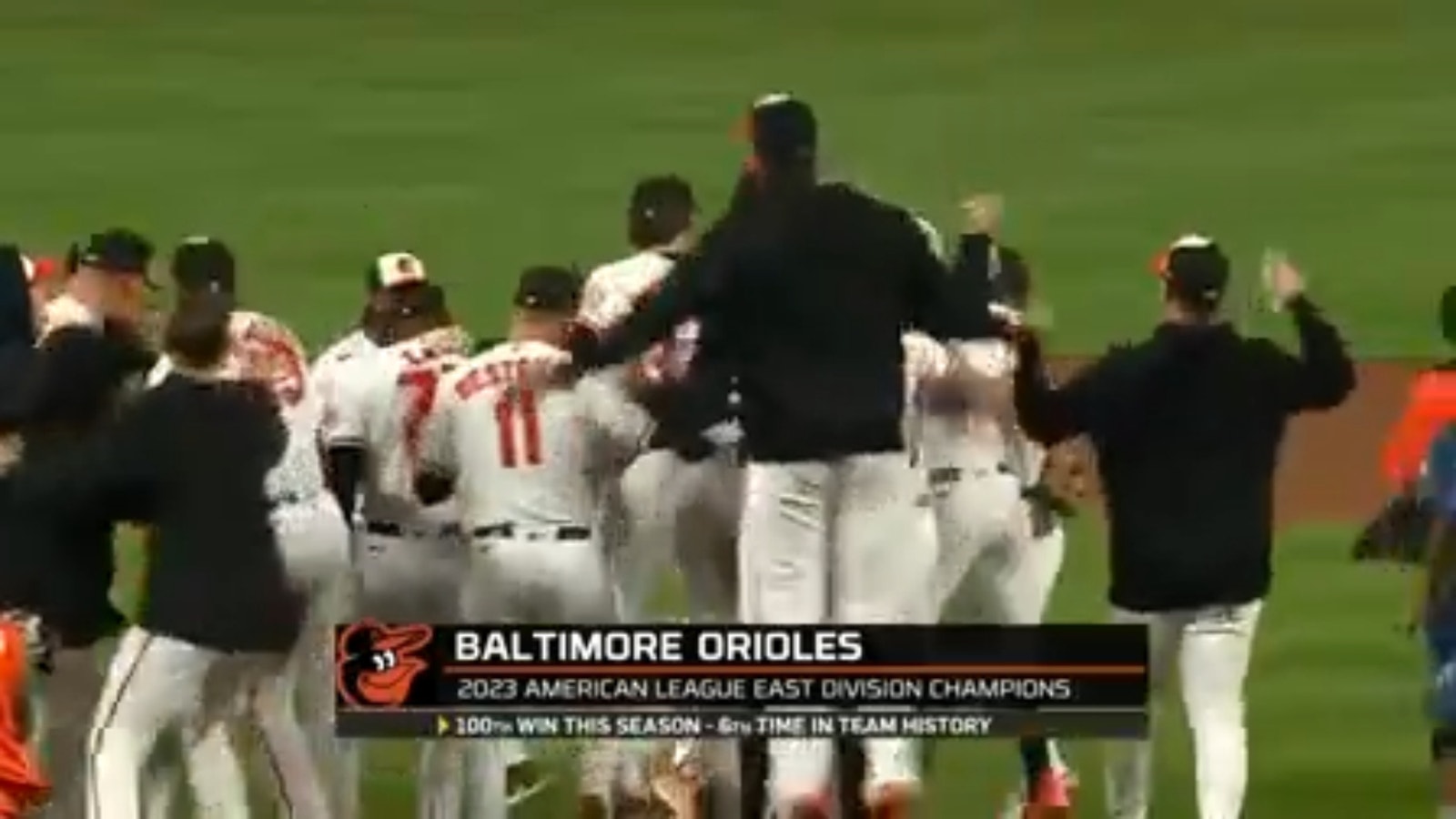 Orioles clinch American League East and No. 1 seed