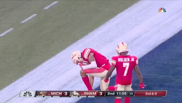 Osirus Mitchell shows off ELITE speed on touchdown, Stallions strike against Panthers