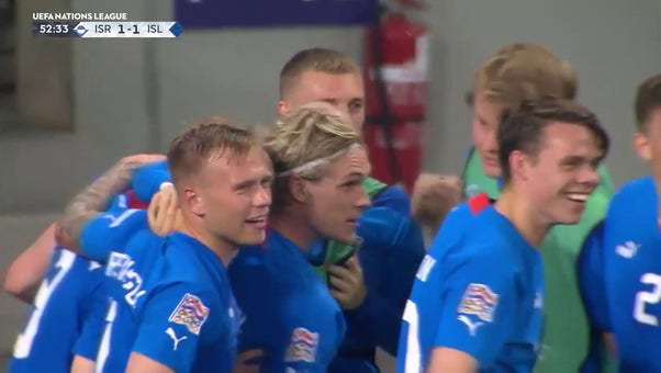 Arnór Sigurdsson's clinical strike gives Iceland 2-1 lead vs. Israel