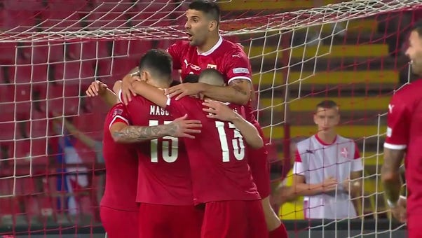 Sergej Milinkovic-Savic helps Serbia regain lead vs. Slovenia, 2-1
