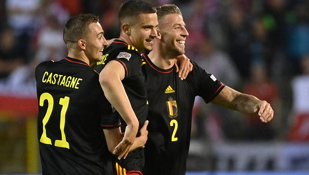 Belgium scores four goals in 20 minutes in 6-1 victory over Poland