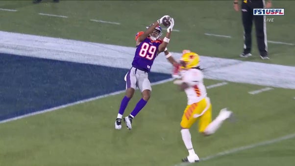 Maulers' Vad Lee finds Tre Walker for a 28-yard touchdown in the fourth