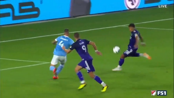 Junior Urso scores a beautiful goal to give Orlando the early 1-0 lead over NYCFC