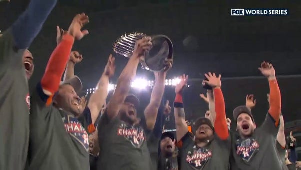 Houston Astros' World Series ceremony, rookie Jeremy Peña wins MVP | MLB on FOX