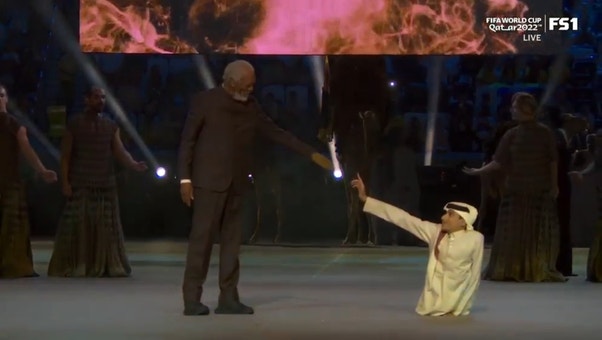 Morgan Freeman rings in the 2022 FIFA World Cup as a 
'call for celebration'