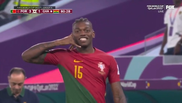 João Félix and Rafael Leao score within minutes of each other to hold a 3-1 lead for Portugal | 2022 FIFA World Cup