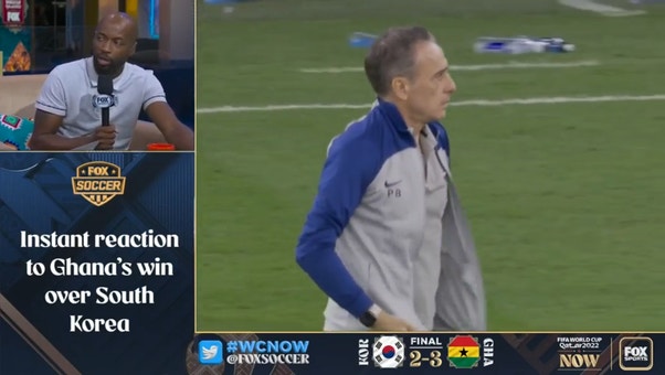 Controversial ending results in red card for South Korea's head coach Paulo Bento