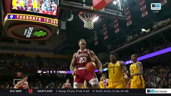 Trayce Jackson-Davis seals Indiana's victory over Minnesota with CLUTCH putback rebound 