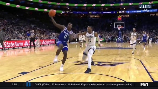 Seton Hall's Kadary Richmond picks Villanova's pockets and throws down a WILD jam 