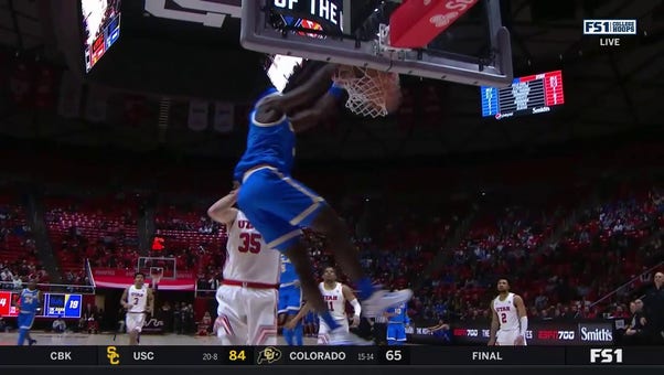UCLA's Amari Bailey, Adem Bona connect for an ABSURD alley-oop jam against Utah