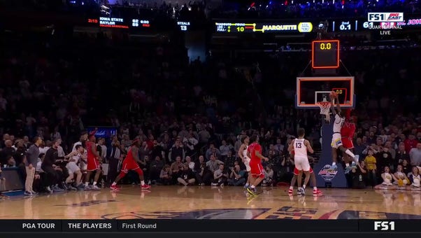 Olivier-Maxence Prosper's bucket at the buzzer is ruled no good as Marquette and St. John's head to overtime